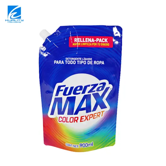 Custom Printed Plastic Laminated Stand Up Pouch for Laundry Detergent Packaging
