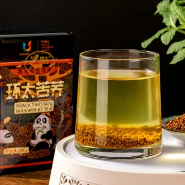Natural black tartary buckwheat pearl tea