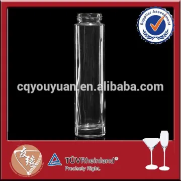 Food grade wide mouth glass bottle for juice