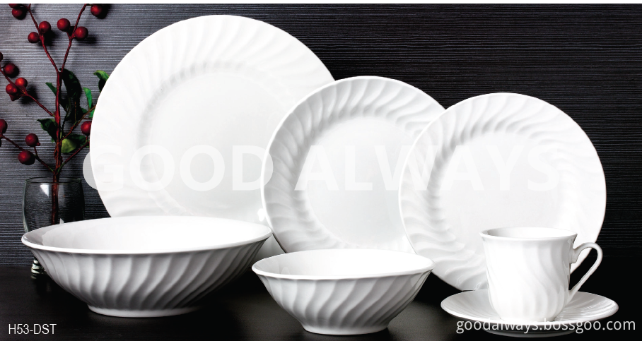 Porcelain Embossed