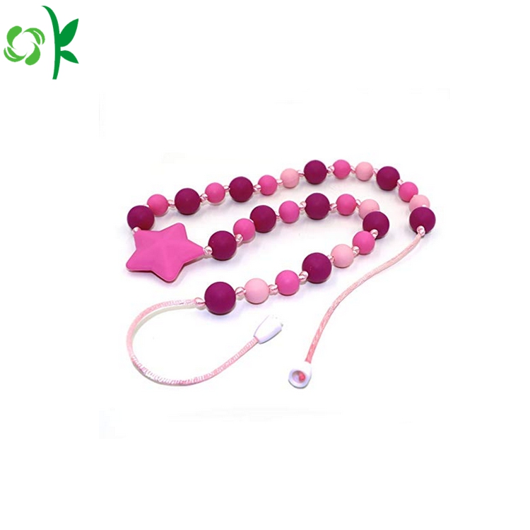 New Decoration Fashion Silicone Necklace Beads for Baby