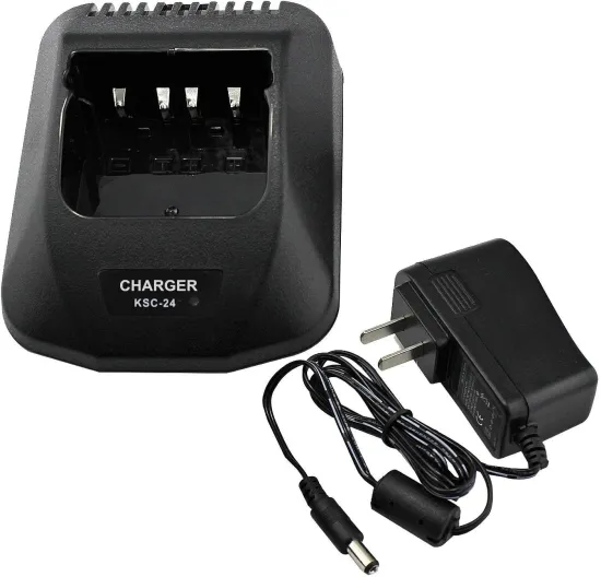 KSC-24 Rapid Quick Charger for Kenwood Batteries - KNB14, KNB15, KNB16, KNB17A, KNB17B, KNB20N, KNB21N