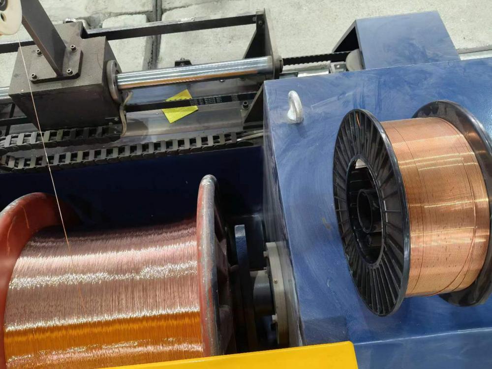 welding wire layer winding machine