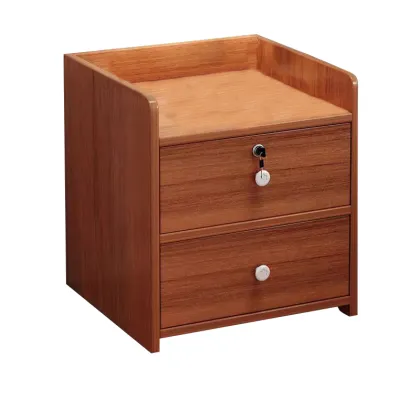 Discounted Mahogany Nightstand with Drawer Storage - Contemporary Bedroom Furniture