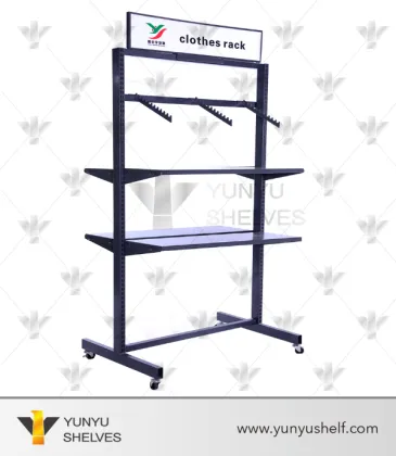 Popular garment shop furniture men's clothes display rack