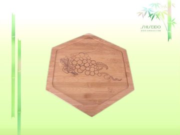 Bamboo plate , bamboo dish, fruit plate