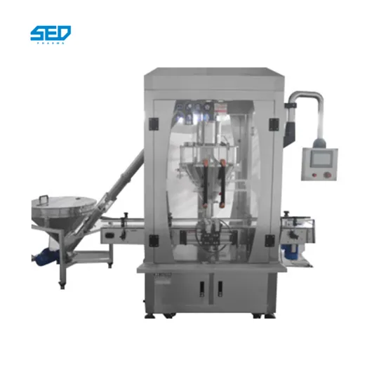 High Precision Automatic Spice and Protein Powder Bottle Filling Machine