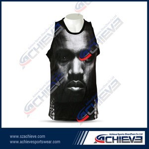 basketball star print basketball uniform