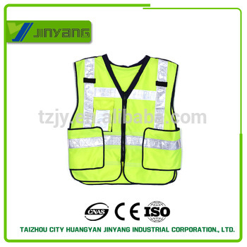cotton fabric pink reflective safety vest