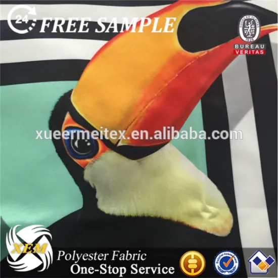 Cushion Pillow fabric print satin 100% polyester