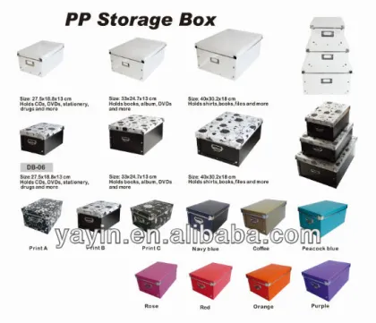 Easy storage box PP storage boxes