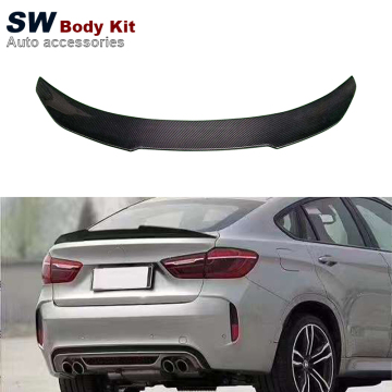 Spoiler posteriore in stile PSM in fibra di carbonio per BMW X6/X6M E71 2009-2014