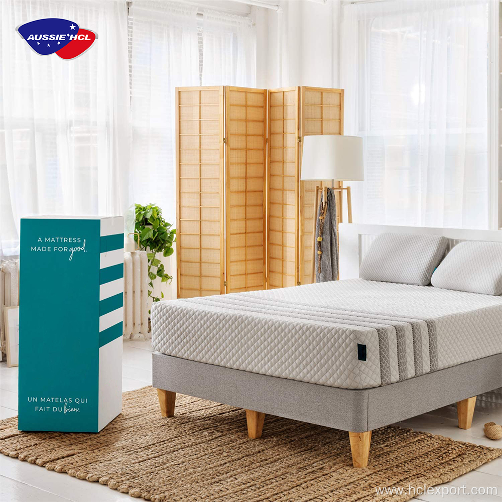 Hybrid roll sleeping well spring mattresses