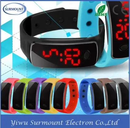 New Fashionable Smart Watch Silicone Bracelet Watch