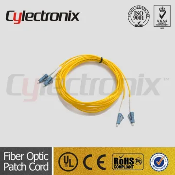 2M LC-LC SM Duplex Fiber Optic Patch Cord