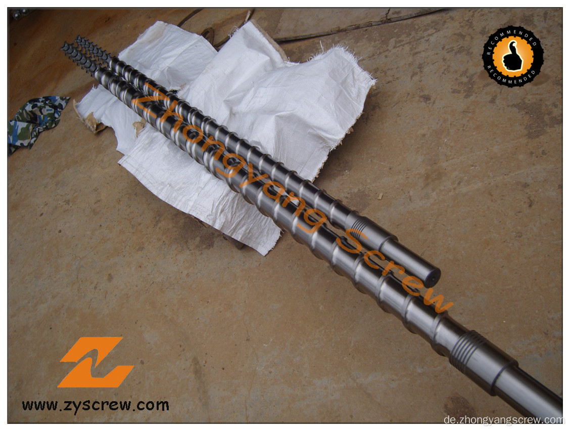 HDPE und Pet Bimetallic Extrusion Single Screw Barrel