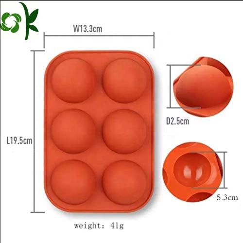 Silikonbomb Halv Cirkel Bakform