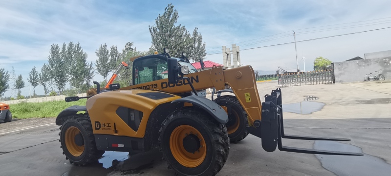 7M Telescopic Arm Small Diesel Forklift Loader with 3 Tons Capacity