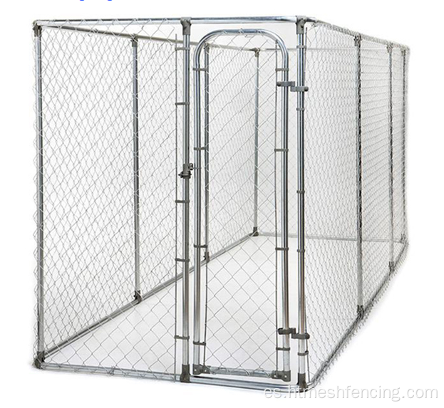 2.29m x3.96mx1.83m Altura Galvanized Metal Dog Run Kennel