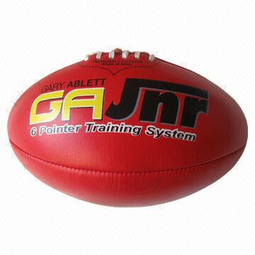 Australian Rules Football Hand Stitched, Size-5, Fitted with Latex Bladder