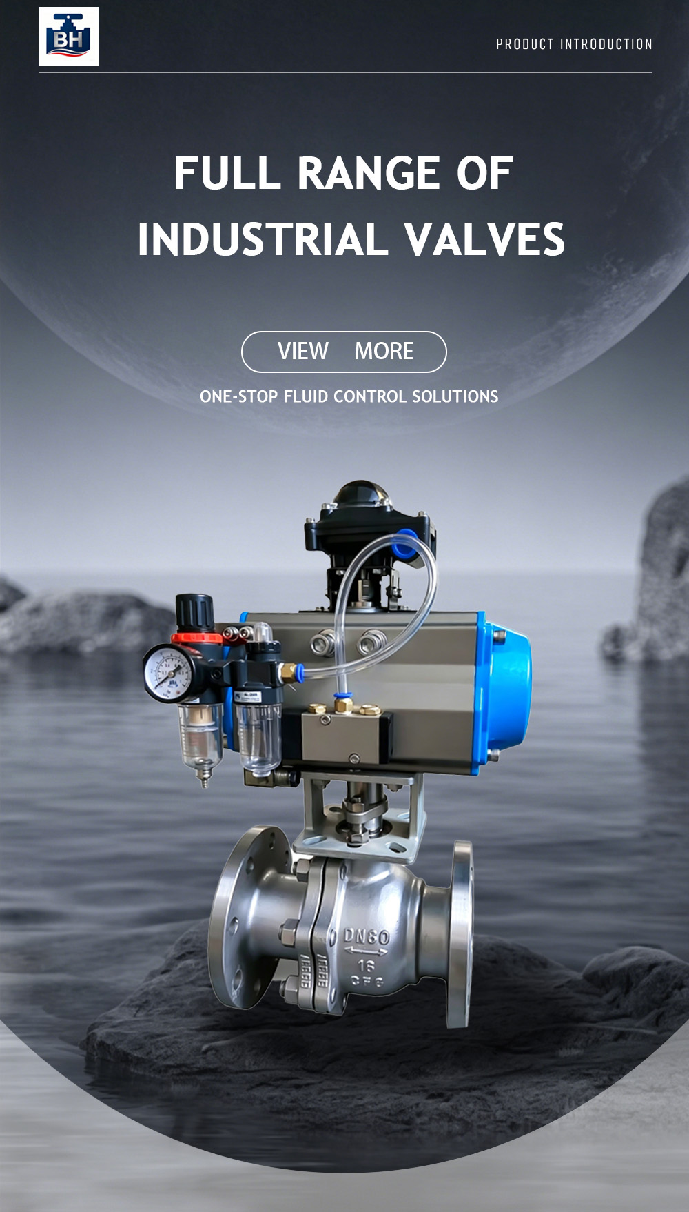 11.Pneumatic O-type Shut-off Ball Valve 000