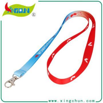 Well personalized heat transfer printed lanyards