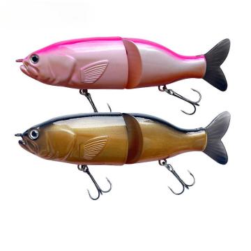 Floating Glide Bait Lures with Rattle Balls for Sea and River Fishing