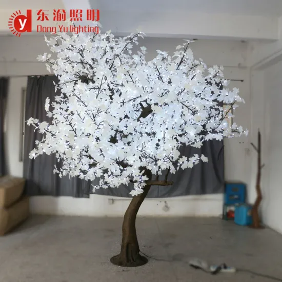 DY-GFZMP-53T white led maple tree light artificial tree