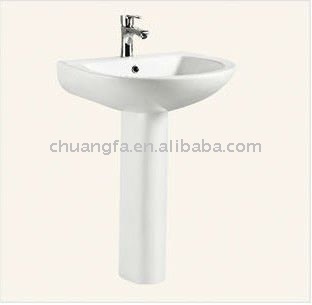 white color hand wash basin Pedestal basin