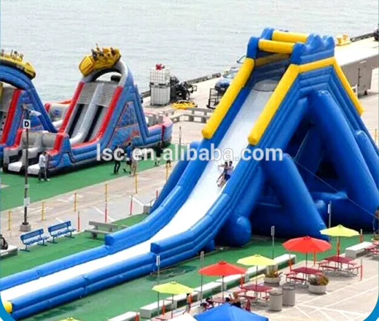 giant inflatable water playground