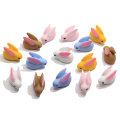 New Arrived 3D Resin Rabbit DIY Craft Artificial Kawaii Animal Children Fairy Garden Toy Gifts Home Decoration