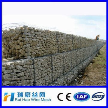2014 SGS certificated excellent gabion box stone cage /PVC coated gabion box