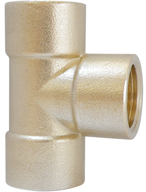 Brass Solder Tee Cu-Female Branch