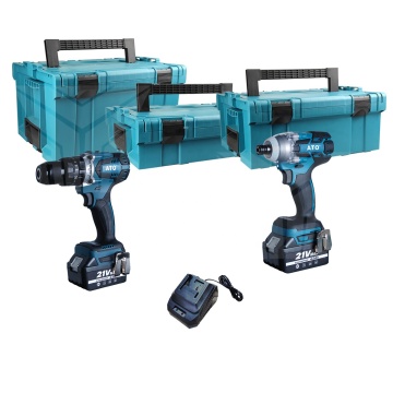 CB2002 ATO Power Tools 4.0h Kit combo de tournevis à conducteur à impact sans cordon sans cordon