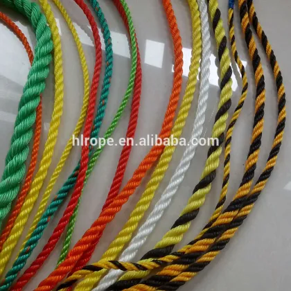 3-strand twist polyethylene tiger rope