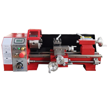 2025 Hot Selling Mini Metal Lathe 210mm 1KW Variable Speed Precision Machine