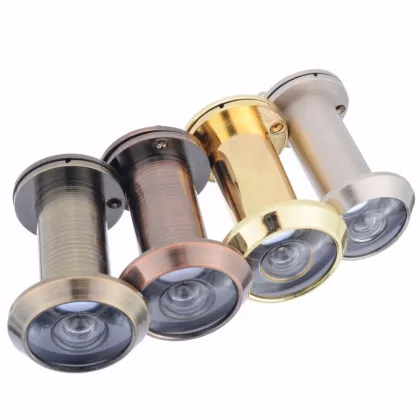 200 Degree Wide Viewing Angle Peephole Security Door Viewers Hole Hidden Peephole Adjustable Glass Lens Hardware Tools