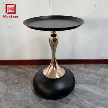 Nordic Tough Iron Coffee Table - Black Plate Modern Living Room Furniture