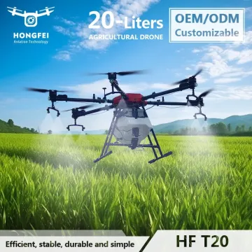 20 Litre Foldable Agriculture Crop Spraying Uav Intelligent Multi-Function Portable Agricultural Farming Plant Protection Brushless Pump Drone