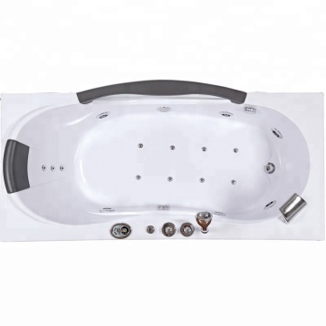 Single Person Freestanding Glass Whirlpool Corner Bathtubs