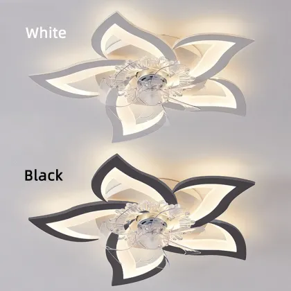 Modern Ceiling Fan with LED Light - Fandelier Ceiling Fan Light