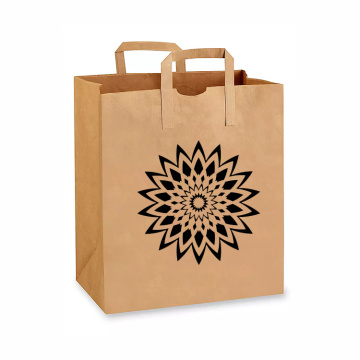 Custom Logo Kraft Bags with Handles Wholesale