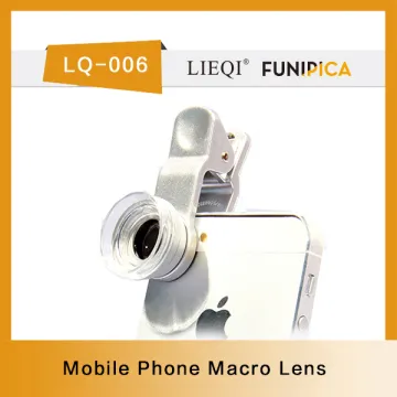 Universal clip fish eye wide angle macro 3 in 1 kit camera lens for iphone