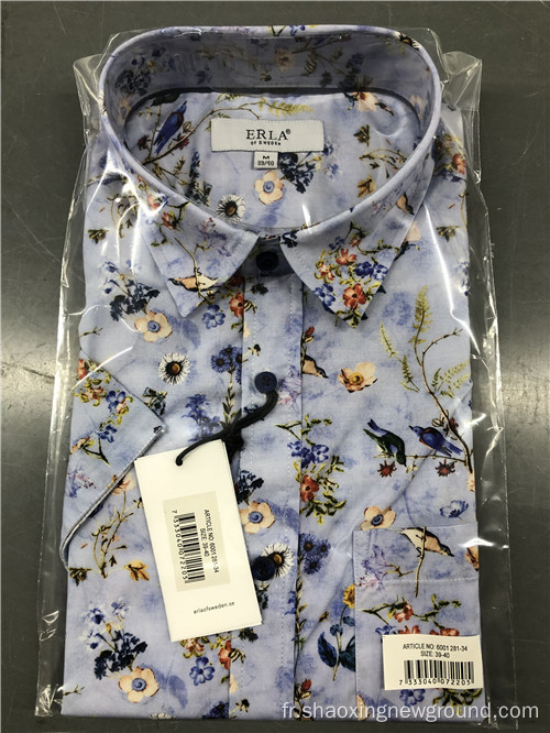 Chemise imprimée de haute qualité