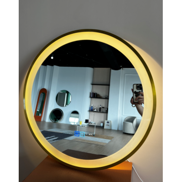 Функция круглая форма высокого смарт светодиодное зеркало