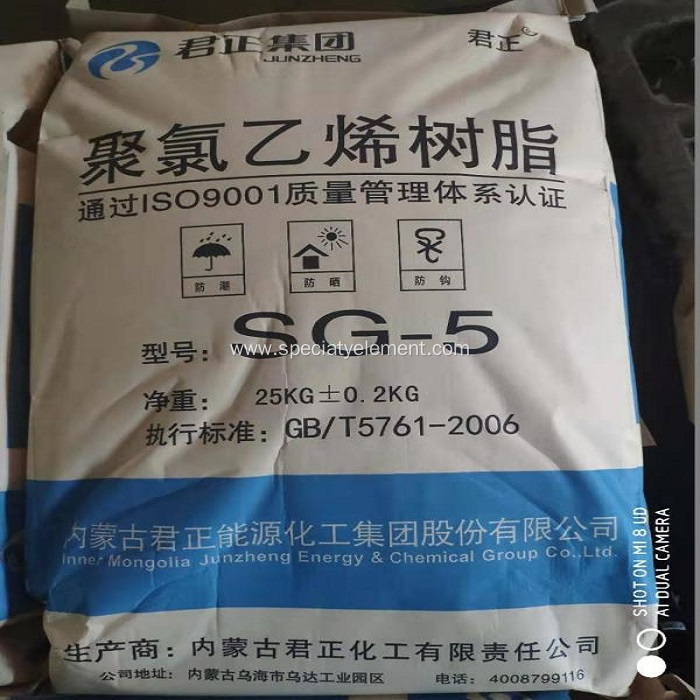 PVC Resin K66-68 SG5 Polyvinyl Chloride Pipe Grade