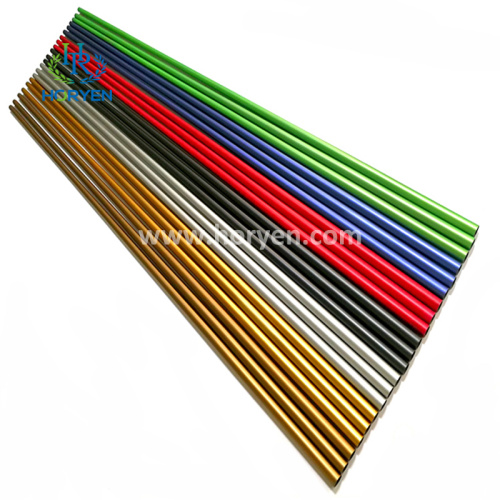 Colored beautiful matte glossy tapered carbon fiber pole