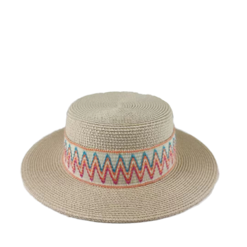 Popular Ethnic Style Woven Straw Sun Hat for Men and Women