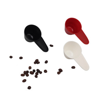 Plastic material coffee scoop for canister