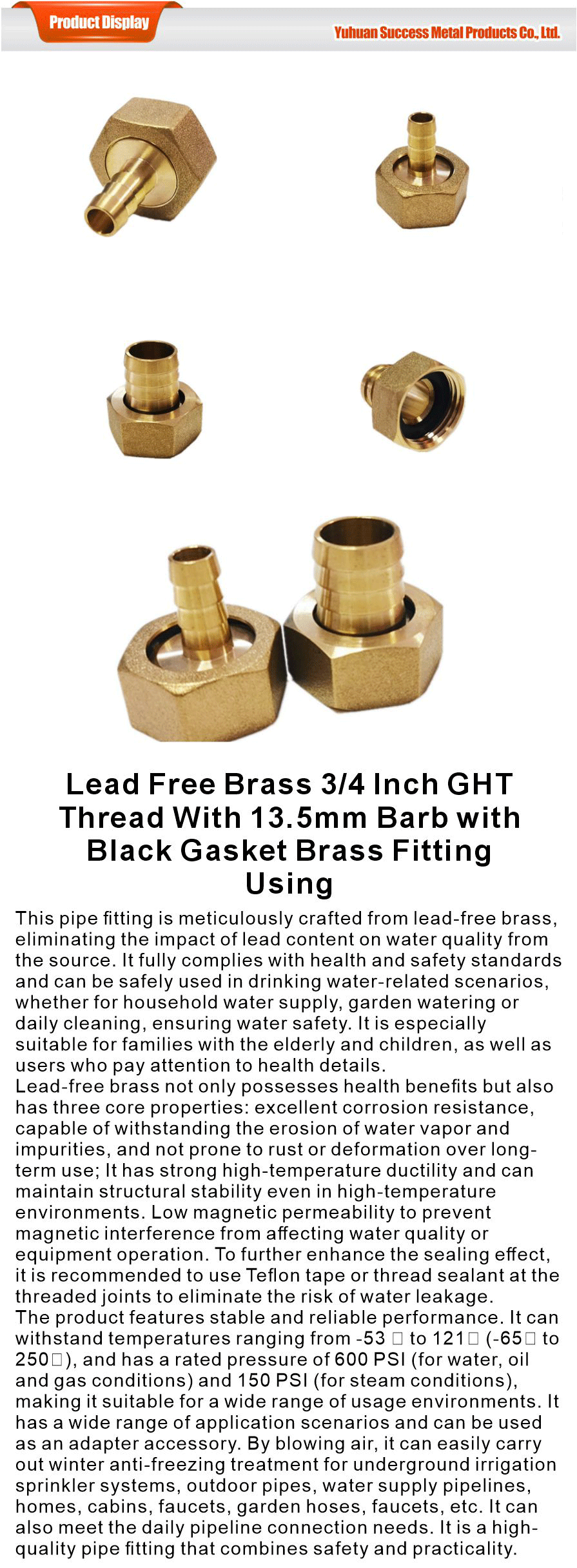 Brass fittings-xiangqing1-SKSS016